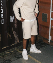 Athleisure Shorts - Krem