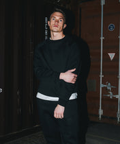 Athleisure Sweatshirt - Svart